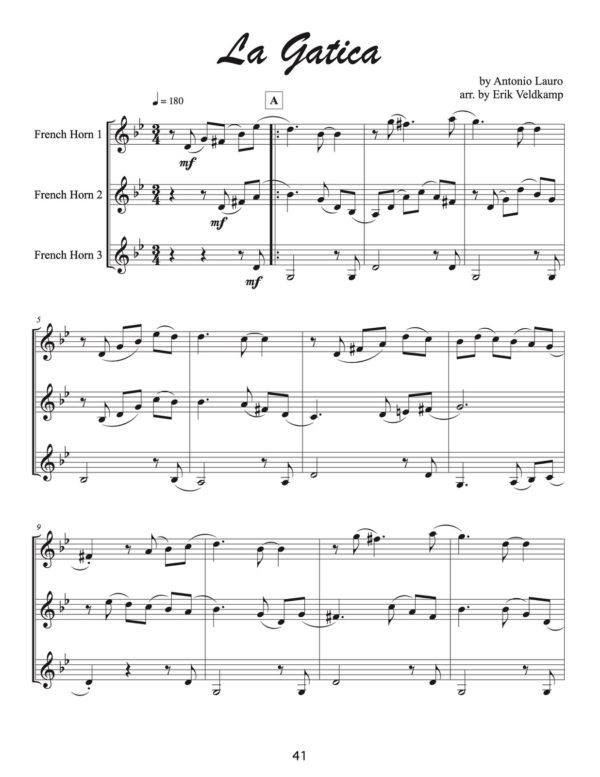 Veldkamp, 16 Trios for French Horn-p043