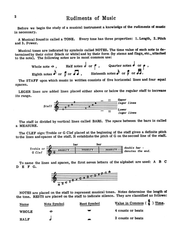 Benham, Charles, Pro Art Trumpet Method Book 1-p04