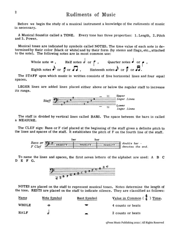 Petrie, Pro Art Trombone Method Book 1-p04