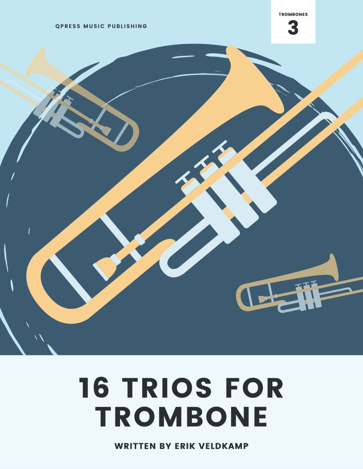 Veldkamp, 16 Trios for Trombone-p001