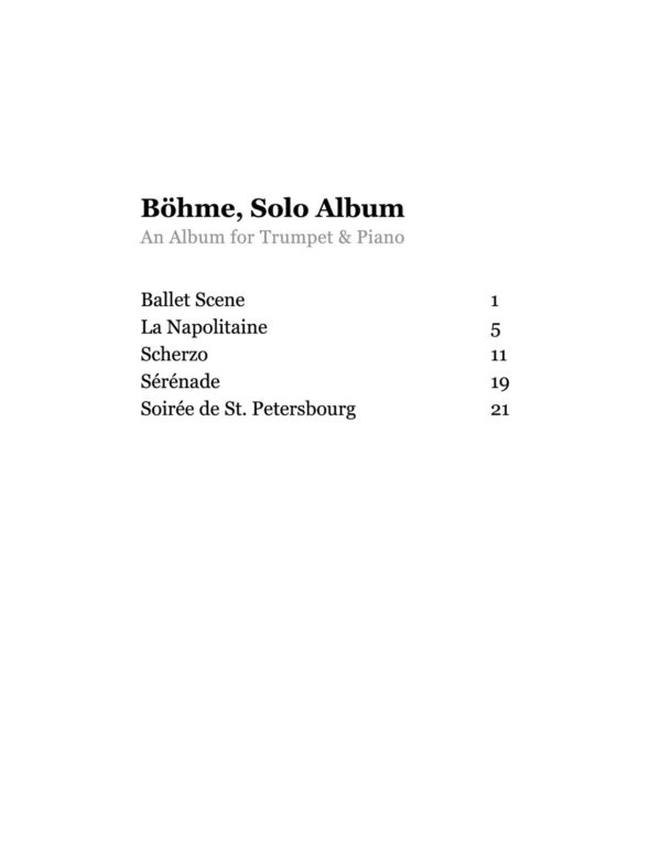 Bohme, Complete Cornet Solos-p03