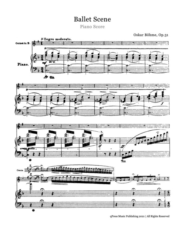 Ballet Scene for Trumpet and Piano