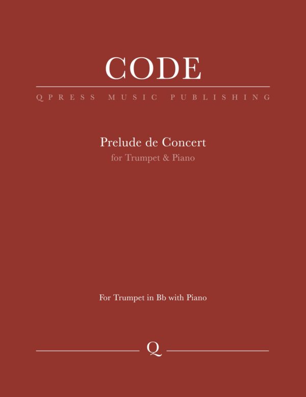 Code, Prelude de Concert-p01