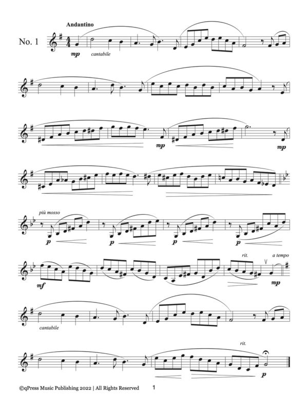 Veldkamp, 21 Lyrical Flow Studies for Trumpet, Flugelhorn, and Horn-p03