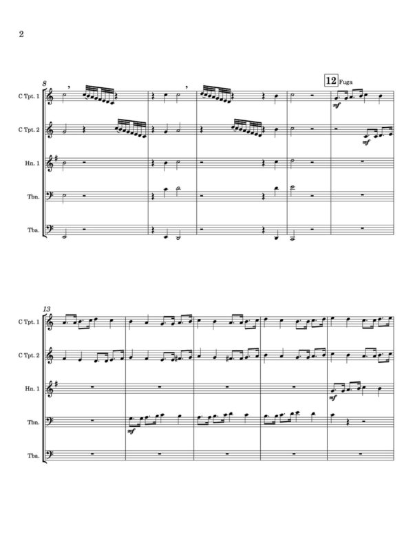 Schwartz-Buxtehude, Praeludium, Fuga and Ciacona (Score & Parts)-p04
