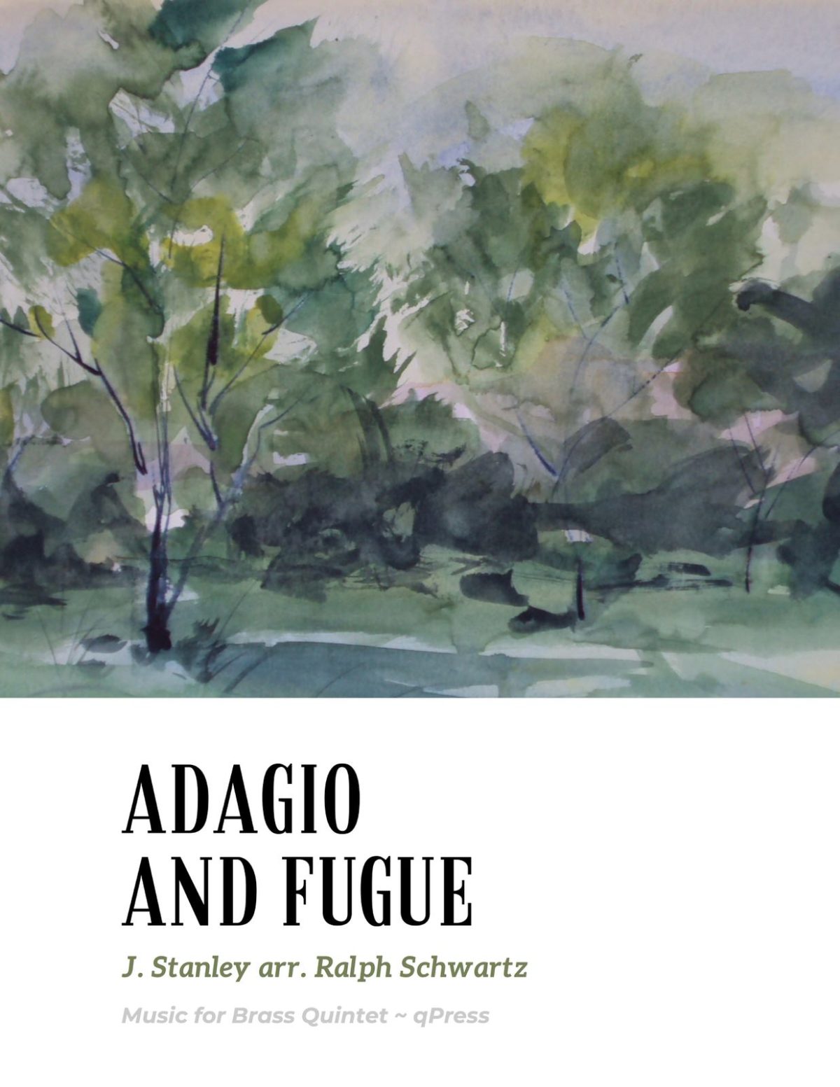 Schwartz-Stanley, Adagio and Fugue (Score & Parts)-p01