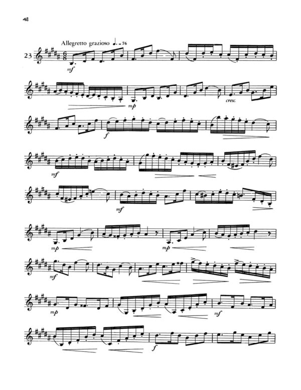 Hering, 24 Advanced Etudes for the Trumpet-p48