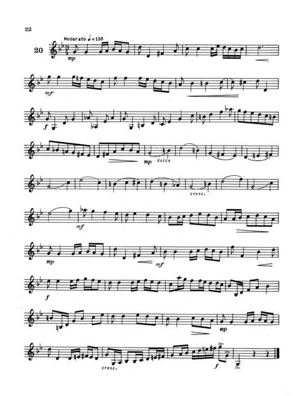 Hering, 32 Etudes for Trumpet 1-p24