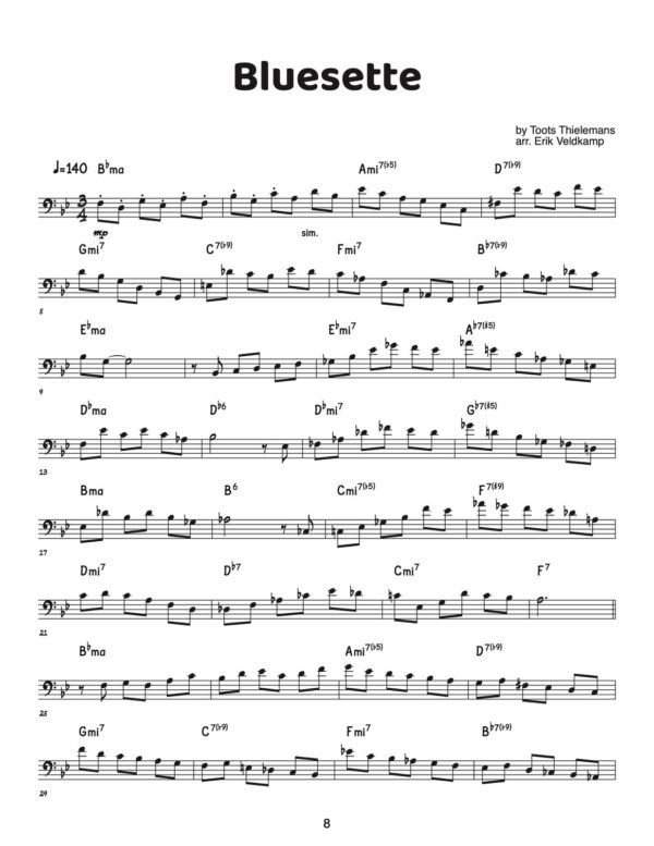 Veldkamp, Staccato Standards Book 2 (Trombone)-p12