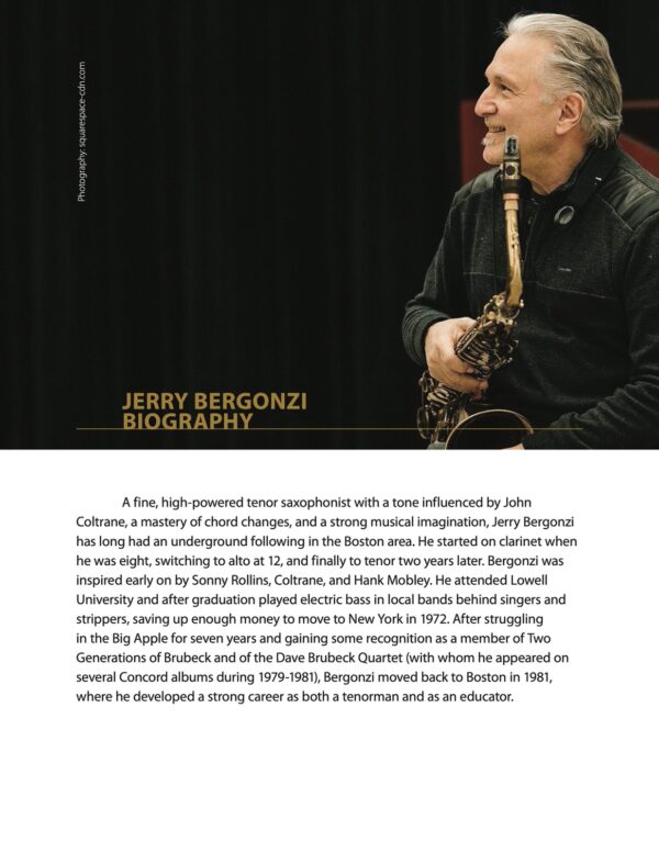 Jerry Bergonzi Emblematic Jazz Styles