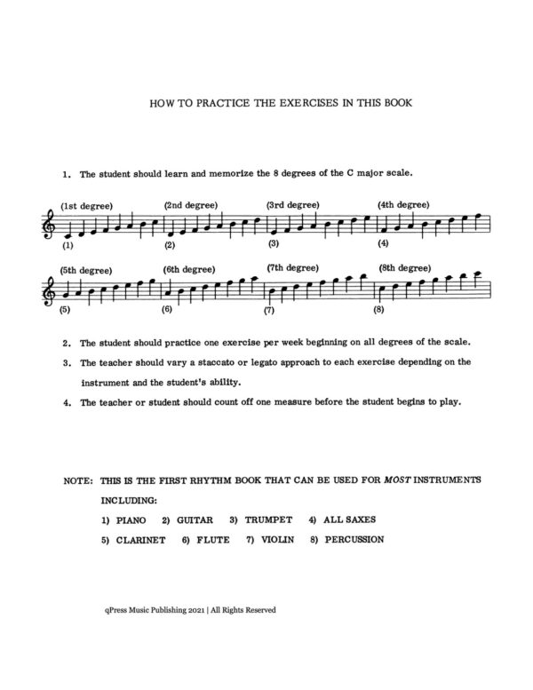 Ties: Rhythm Exercises for All Instruments