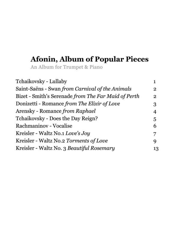 Afonin, Album of Popular Pieces-p03