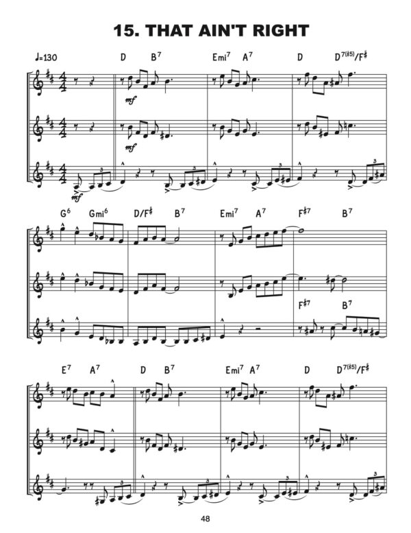 Veldkamp, 40 Swinging Trios Volume 1 (Score & Parts)-p050