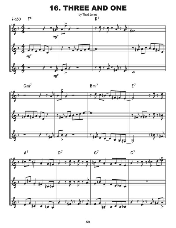 Veldkamp, 40 Swinging Trios Volume 2 (Score & Parts)-p061
