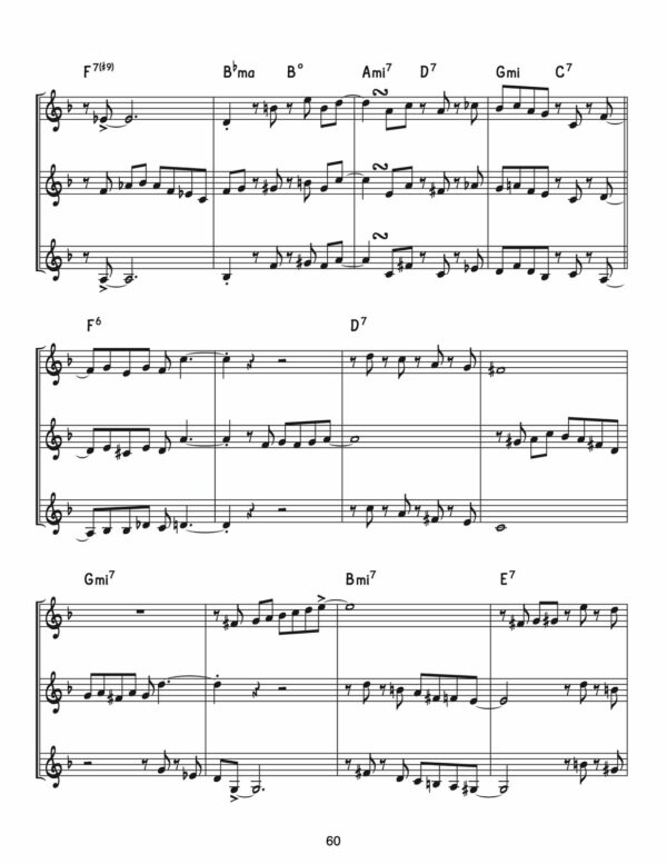 Veldkamp, 40 Swinging Trios Volume 2 (Score & Parts)-p062