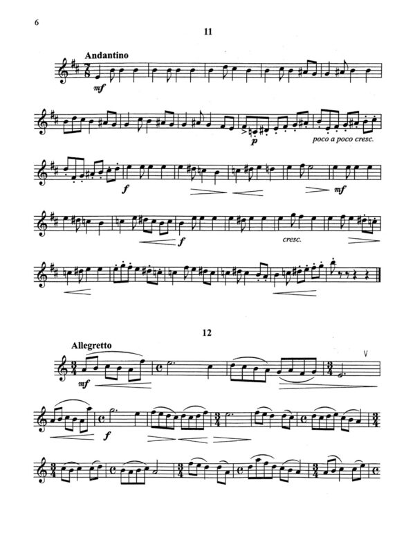 42 Etudes for Trumpet