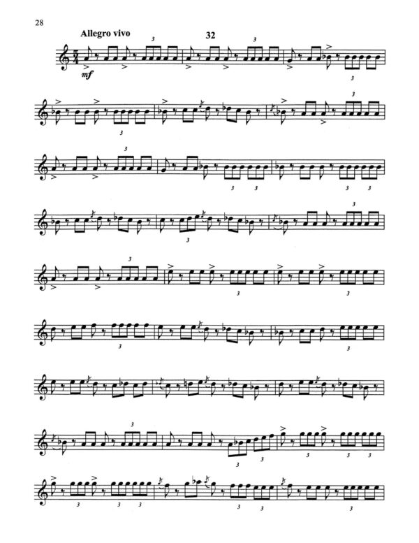 Chakanov, 42 Etudes for Trumpet-p32