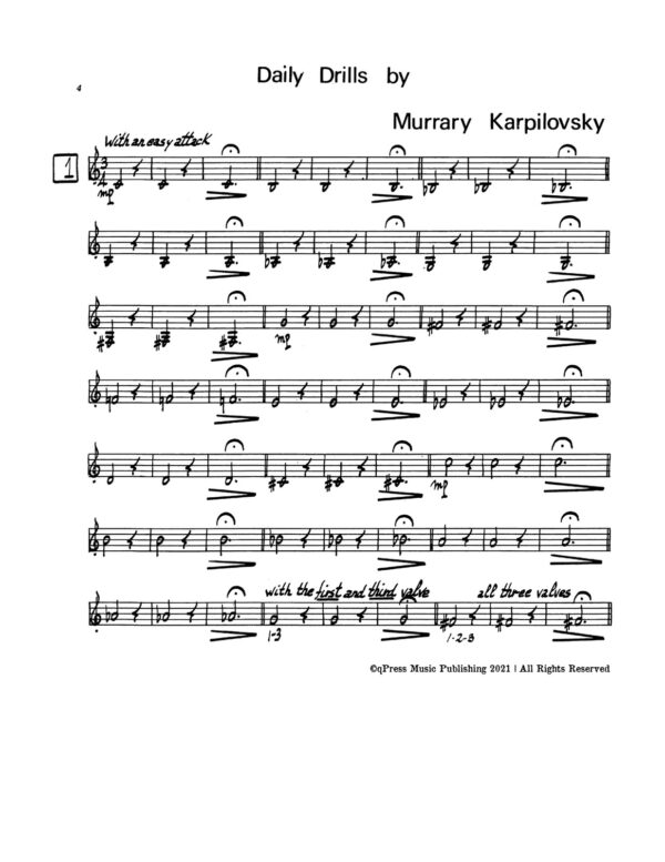 Karpilovsky, Murray, Trumpet Daily Drills-p06