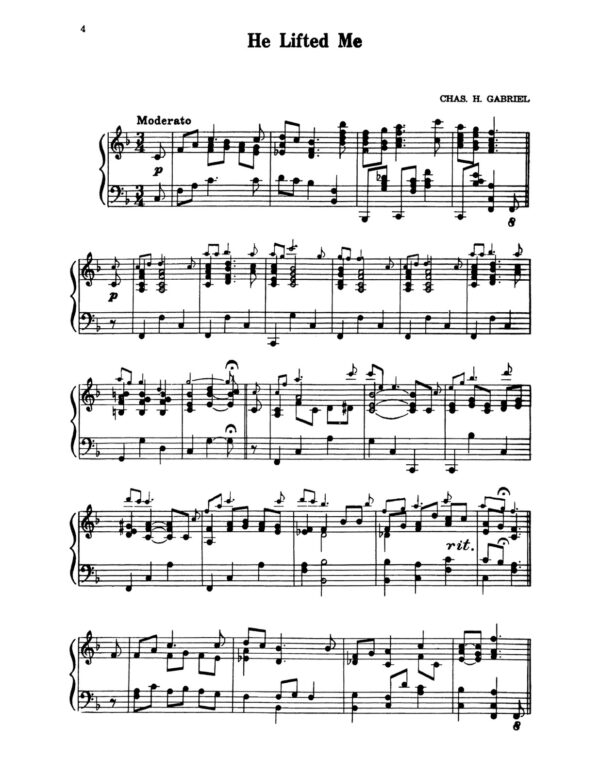 Snyder, Gospel Songs for Trumpet and Piano Book 1-p34