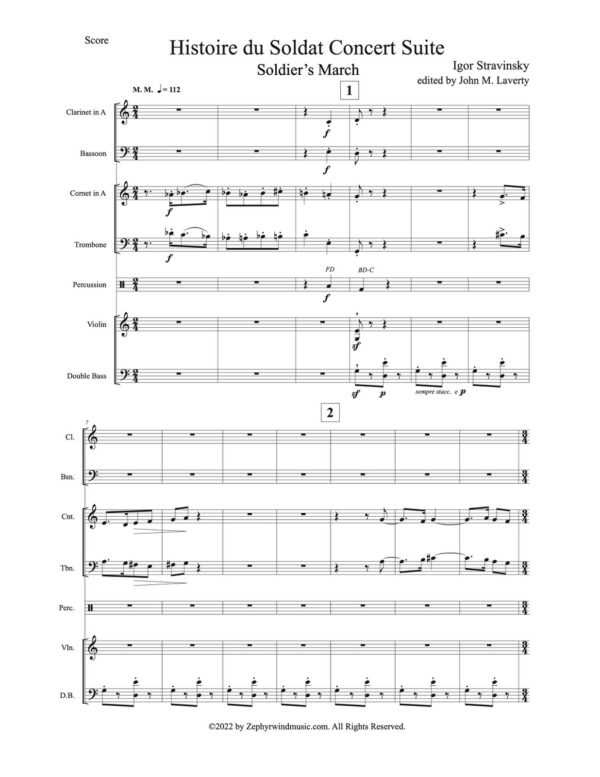 Stravinsky, L'Histoire Du Soldat Concert Suite-p003