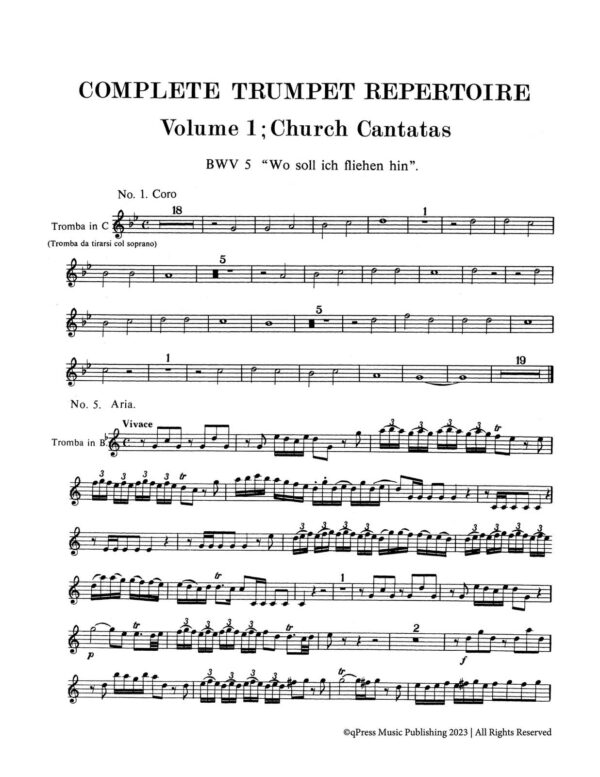 Bach, Complete Trumpet Repertoire Book 1-p06