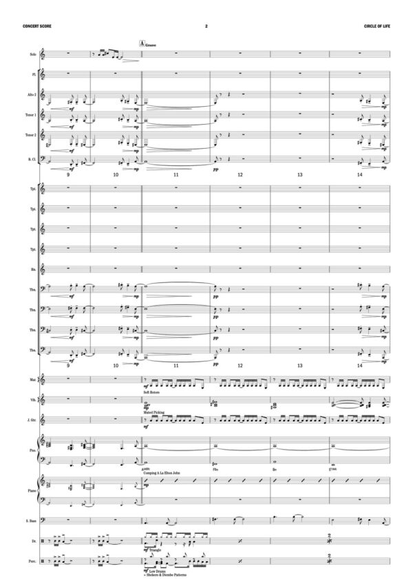 Au, Circle of Life (Score and Parts)-p04