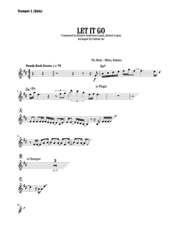 Au, Let It Go (Score and parts)5-1
