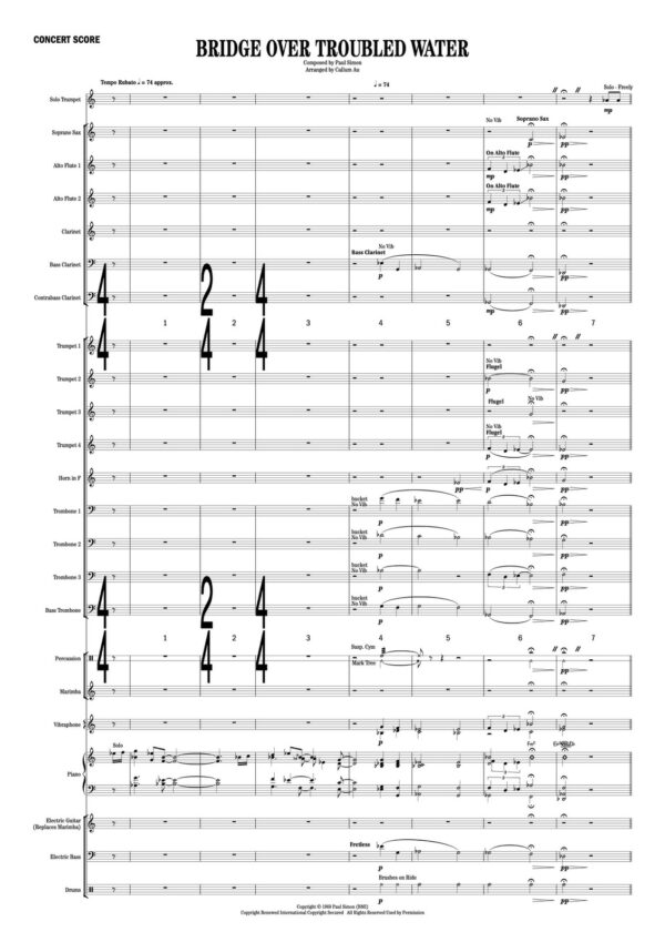 Bridge Over Troubled Water - Score and parts2-1