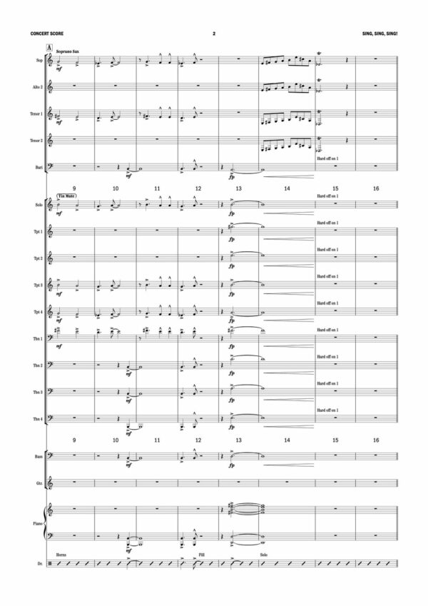 Sing Sing Sing - Score and parts3-1