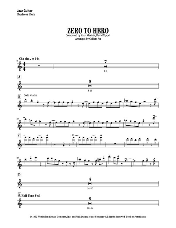 Zero To Hero - Score and parts5-1