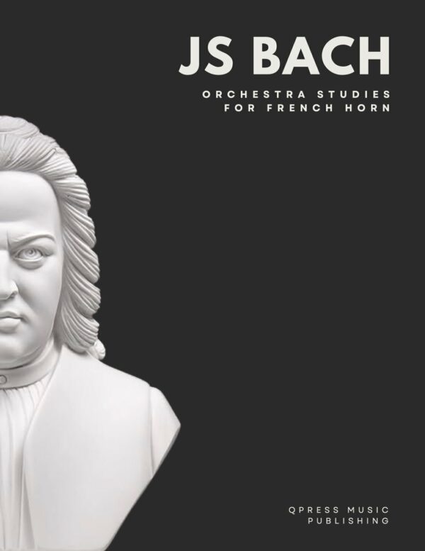 Bach, Orchestra Studies for Horn-p001 cover