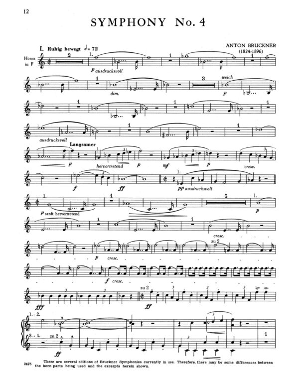 Chambers, Orchestral Excerpts from the Symphonic Repertoire for Horn 1-p14-1