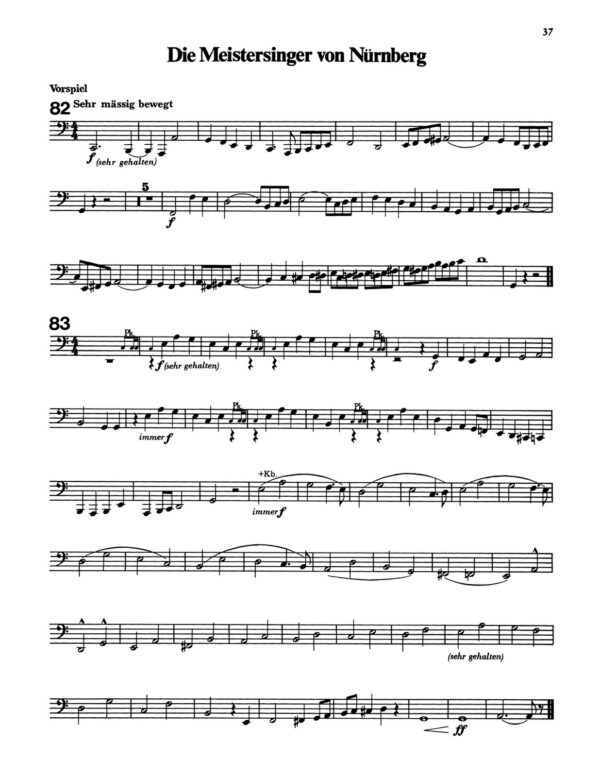 Hoppert-Wagner, Orchestra Studies for Tuba (Operatic Works)-p39