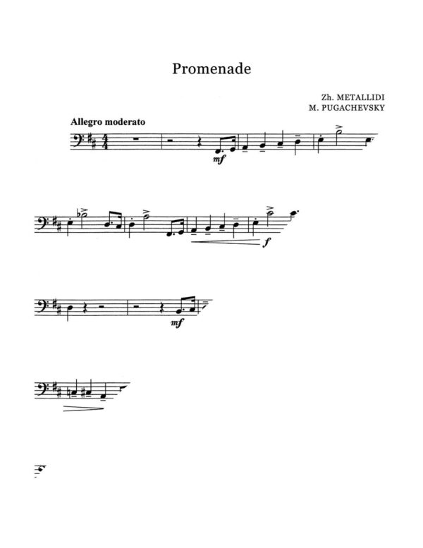 Metallidi, Gorgeous Trombone Album for Trombone and Piano-p03-1