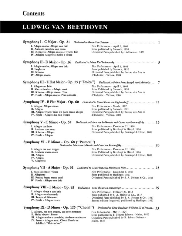 Beethoven, Complete Orchestral Parts-p03-1
