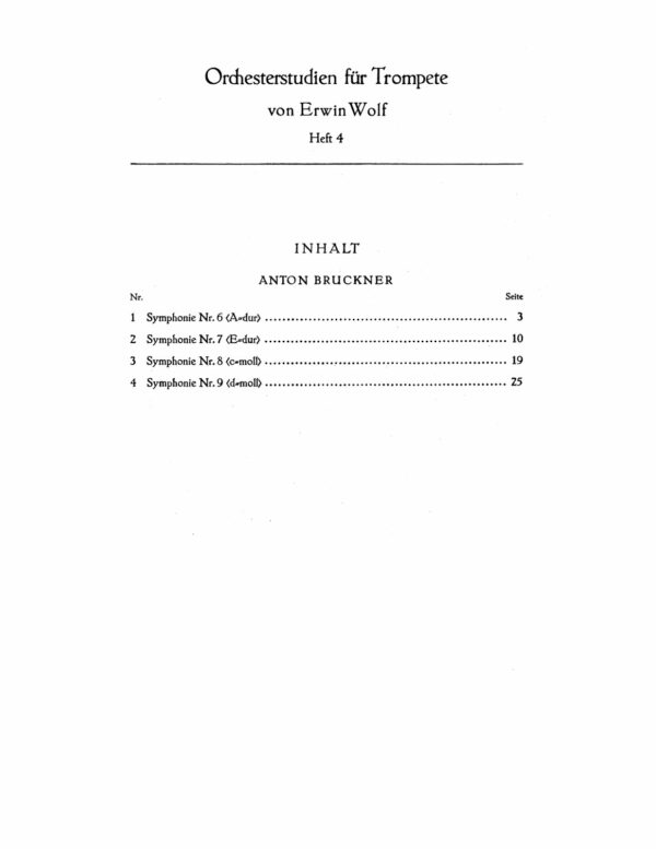 Bruckner-Wolf, Orchestra Studies for Trumpet-p03