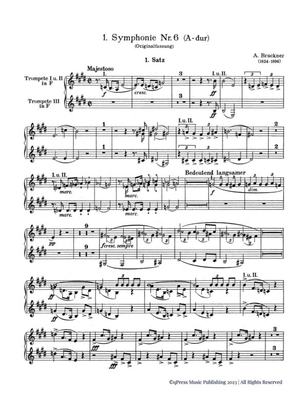 Bruckner-Wolf, Orchestra Studies for Trumpet-p05
