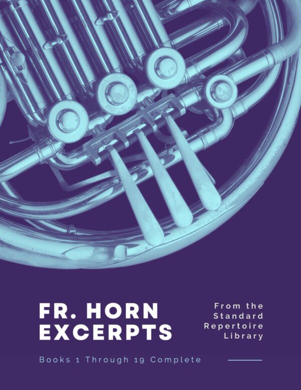 Horn Excerpts from Standard Orchestral Repertoire Featured Cover