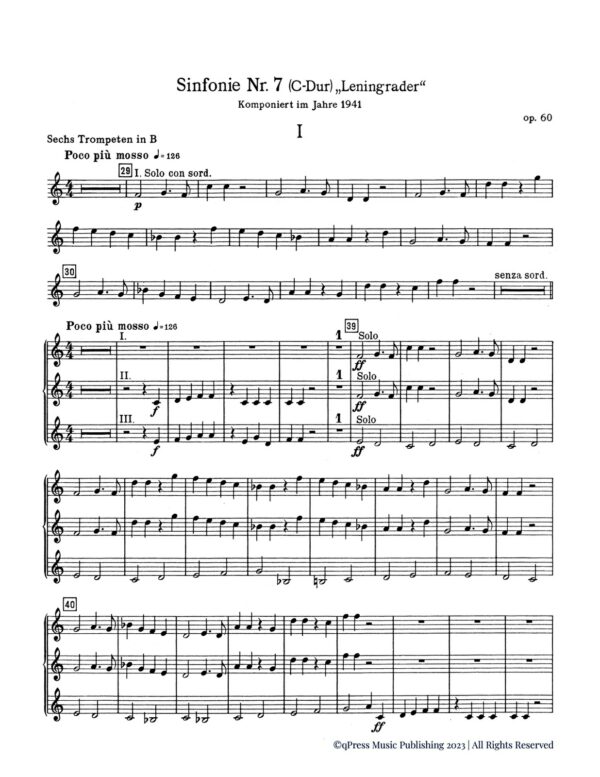 Shostakovich, Orchestra Studies for Trumpet-p05
