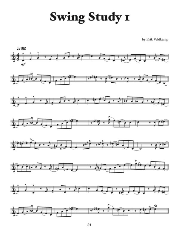 Veldkamp, Jazz Articulation Big Book 3-p25