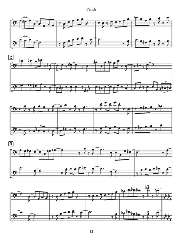 Veldkamp, Jazz Standards Duets for Trombone Vol.4-p15