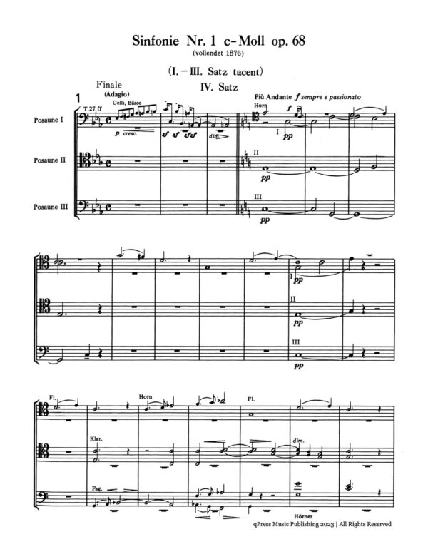 Brahms, Orchestra Studies Trombone-Tuba-p07
