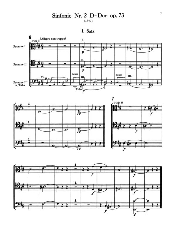 Brahms, Orchestra Studies Trombone-Tuba-p11