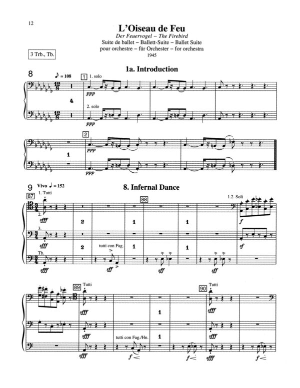 Stravinsky, Orchestra Studies Trombone-Bass Trumpet-Tuba-p014