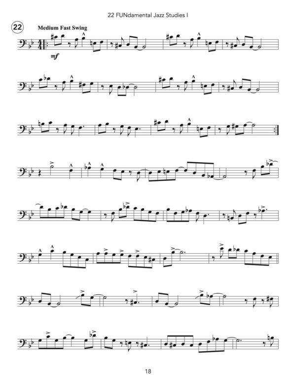 Veldkamp, FUNdamental Jazz Studies No.1 For Trombone-p20