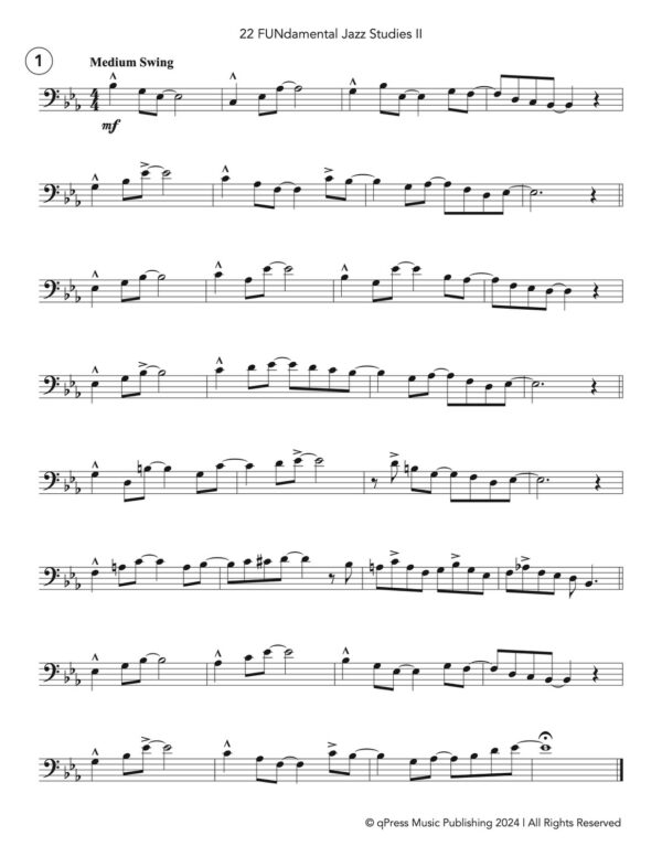 Veldkamp, FUNdamental Jazz Studies No.2 For Trombone-p02