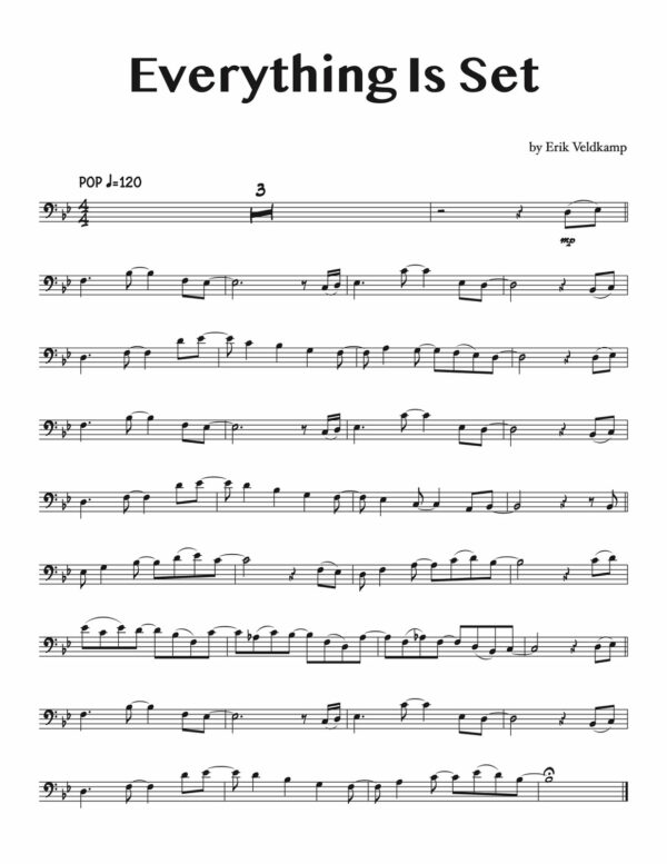 Veldkamp, Pop Music Play-Alongs for Trombone 2-p04