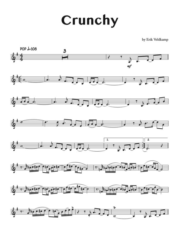 Veldkamp, Pop Music Play-Alongs for Trumpet-Flugelhorn 2-p10