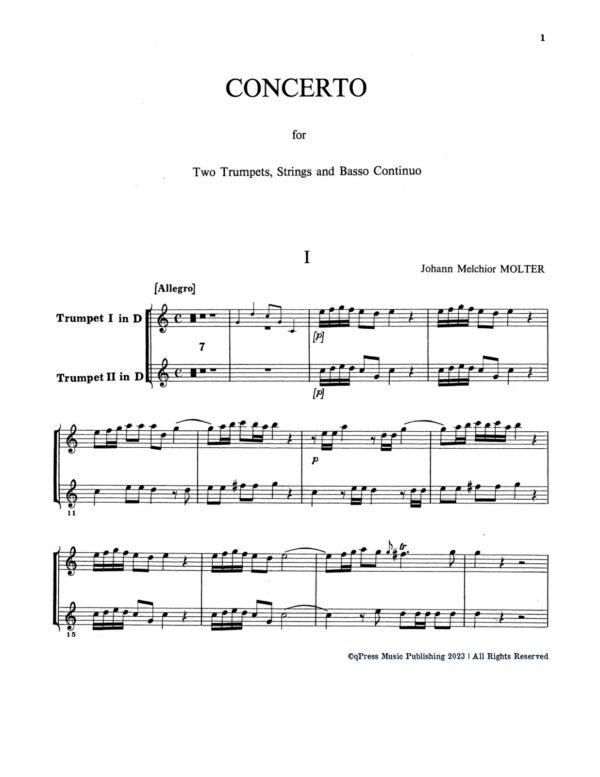 Molter, Johann Concerto for Two Trumpets No.2-p03
