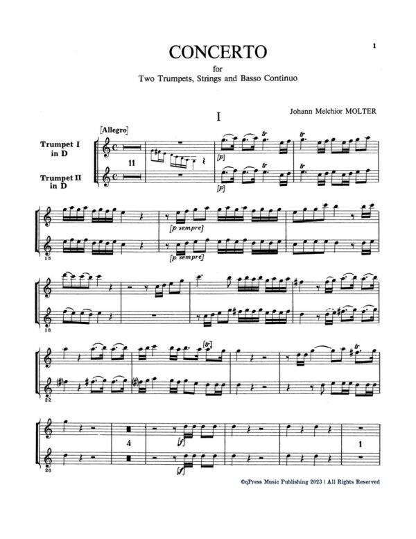 Molter, Johann Concerto for Two Trumpets No.4-p03